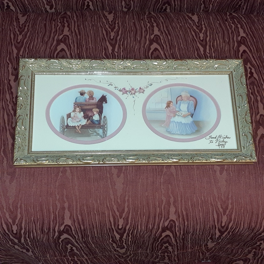 ANN TAYLOR framed ARTWORK
